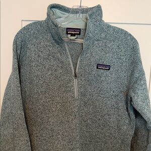 Patagonia Woman’s Zip-Up Sweater in Heather Gray